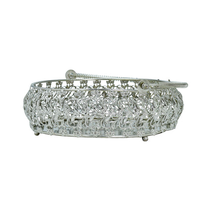 Chromix™ Silver Plated Vanity Basket/Tray