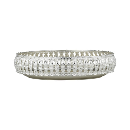 Chromix™ Silver Vanity Tray – Decorative Organizer | Silver Plated
